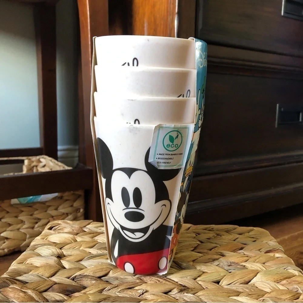 Disney All Eyes on Mickey Mouse bamboo tumblers set of 4